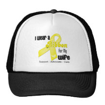 I Wear a Ribbon For My Wife - Sarcoma Hat