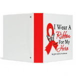 I Wear a Ribbon HERO AIDS Disease Binder