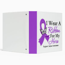 I Wear A Ribbon HERO Lupus Binders