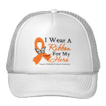 I Wear a Ribbon HERO Multiple Sclerosis Trucker Hat
