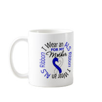 I Wear an ALS Ribbon For My Mother Coffee Mugs