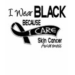 I Wear Black Because I Care 42 Skin Cancer T-shirts