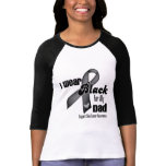 I Wear Black For My Dad Skin Cancer T-shirt