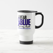 I Wear Blue Aunt Rheumatoid Arthritis RA Mugs