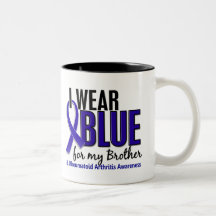 I Wear Blue Brother Rheumatoid Arthritis RA Mug