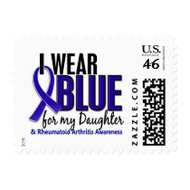 I Wear Blue Daughter Rheumatoid Arthritis RA Postage
