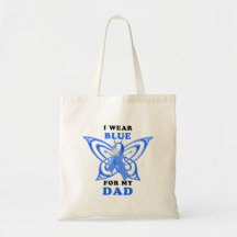 I Wear Blue for my Dad Bags