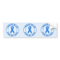 I Wear Blue For My Dad Bumper Sticker