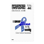 I Wear Blue For My Daddy Colon Cancer Postage Stamps