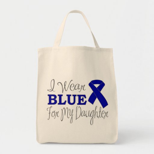 Wear Blue For My Daughter (Blue Ribbon) Bag Wear Blue For My Daughter (Blue Ribbon) Bag