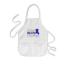 I Wear Blue For My Granddaughter (Blue Ribbon) Aprons