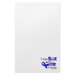 I Wear Blue For My Niece 42 Colon Cancer Personalized Stationery
