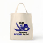 I Wear Blue For My Patients 33 COLON CANCER bags