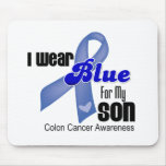 I Wear Blue For My Son Colon Cancer Mousepad