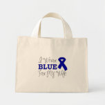I Wear Blue For My Wife (Blue Ribbon) Bags