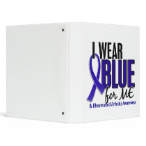 I Wear Blue Me Rheumatoid Arthritis RA 3 Ring Binders