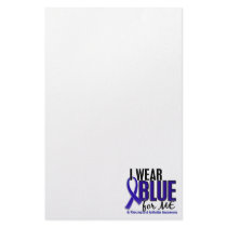I Wear Blue Me Rheumatoid Arthritis RA Personalized Stationery