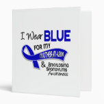 I Wear Blue Mother-In-Law 42 Ankylosing Spondyliti 3 Ring Binders