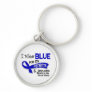 I Wear Blue Patients 42 Ankylosing Spondylitis Key Chain