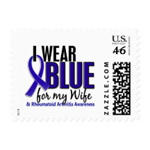 I Wear Blue Wife 10 Rheumatoid Arthritis RA Postage