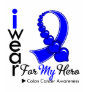 I Wear Colon Cancer Ribbon For My Hero Tee Shirt