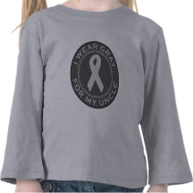 I Wear Gray For My Uncle Shirts