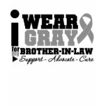 I Wear Gray Ribbon For My Brother-in-Law Tshirt
