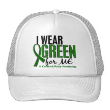 I Wear Green For ME 10 Cerebral Palsy Mesh Hat