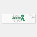 I Wear Green For Me (Green Awareness Ribbon) Bumper Stickers