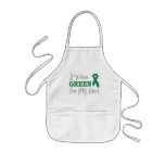 I Wear Green For My Niece (Green Awareness Ribbon) Apron