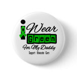 I Wear Green Ribbon (Retro) - Daddy buttons