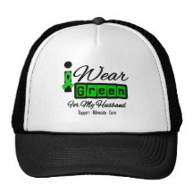 I Wear Green Ribbon (Retro) - Husband Hat