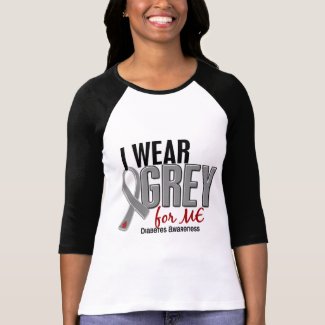 I Wear Grey For ME 10 Diabetes shirt