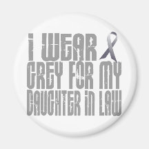 I Wear Grey For My DAUGHTER-IN-LAW 16 Refrigerator Magnet