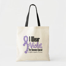 I Wear Hodgkins Lymphoma Ribbon (Someone Special) Tote Bag