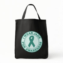 I Wear Jade For Awareness Bags