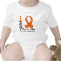 I Wear Leukemia Ribbon For My Hero t-shirts
