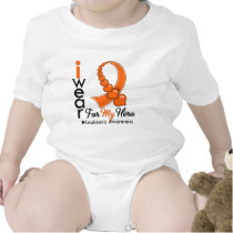 I Wear Leukemia Ribbon For My Hero t-shirts