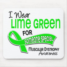 I Wear Lime 42 Someone Special Muscular Dystrophy Mouse Pad