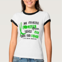 I Wear Lime Green 37 Me and My Son Lyme Disease Tshirt