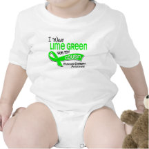 I Wear Lime Green 42 Cousin Muscular Dystrophy Bodysuit