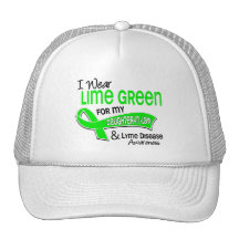 I Wear Lime Green 42 Daughter-In-Law Lyme Disease Trucker Hat