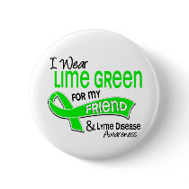 I Wear Lime Green 42 Friend Lyme Disease Buttons