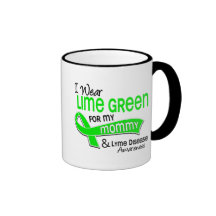 I Wear Lime Green 42 Mommy Lyme Disease Mug