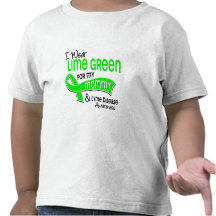 I Wear Lime Green 42 Mommy Lyme Disease Tee Shirt