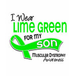 I Wear Lime Green 42 Son Muscular Dystrophy T-shirt
