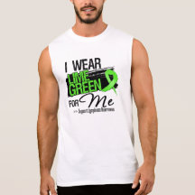 I Wear Lime Green For Me - Lymphoma Sleeveless Tee