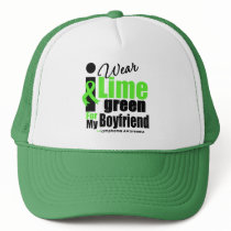 I Wear Lime Green For My Boyfriend hats