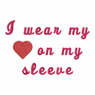 15+ I Wear My Heart On My Sleeve Tshirts | Zazzle