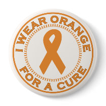 I Wear Orange For A Cure buttons